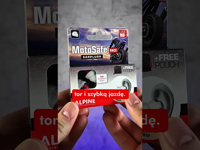 ALPINE zatyczki/stopery do uszu MotoSafe