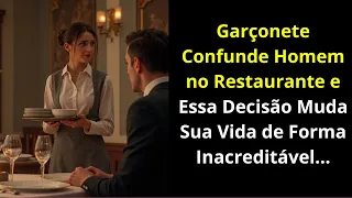 Garçonete Confunde Homem no Restaurante e Essa Decisão Muda Sua Vida de Forma Inacreditável…