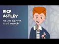 Download Lagu Rick Astley - Never Gonna Give You Up (Official Animated Video)