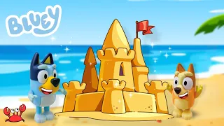 Castillos de Arena - Bluey y Bingo en la Playa ๐๏ธ