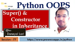 OOP super and constructor in Inheritance Python Tutorial for Beginners