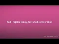 Hezekiah Walker, Love Fellowship Choir - Faithful Is Our God (Lyrics)