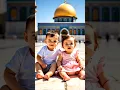 Lagu Baby Twins at Masjid Al Aqsa | Islamic Baby #cute #baby