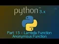 Belajar Python - Lambda Function