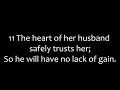 Proverbs 31 NKJV Reading