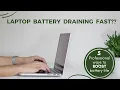 DOUBLE your laptop battery life for FREE I How to fix battery laptop drain in Windows 11 I Easy tips
