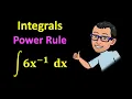 Integrals w Power Rule
