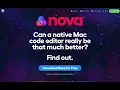 Nova Text editor