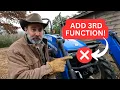 HOW TO Get Tractor 3rd Function On Front Loader Adding New Diverter Valve Or New Controls
