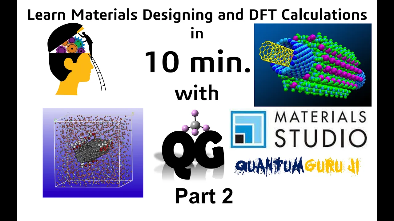 Introduction to Materials Studio ||Molecular Modeling|| Part 2