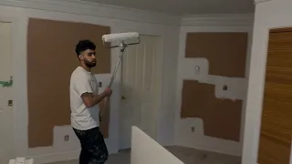     Full Room Wall Painting with a Roller