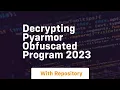 Decrypting pyarmor obfuscated program 2023