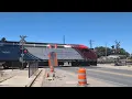 UTA Frontrunner 11 on 1800 North railroad crossing Sunset UT