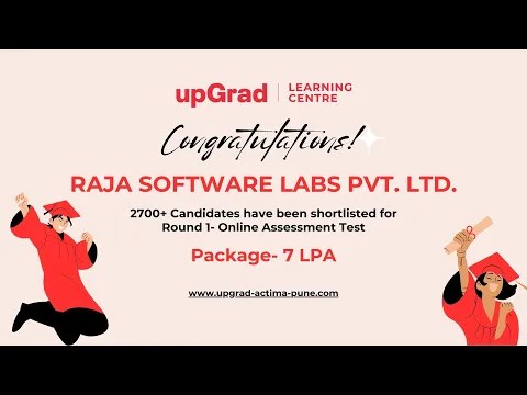 Download MP3 2700+ Shortlisted \u0026 Online Test - Raja Software - 7 LPA - Recruitment Drive Organised by upGrad Pune