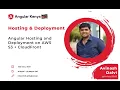 Angular Hosting and Deployment on AWS S3 CloudFront