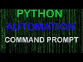 how to Automate command prompt using Python