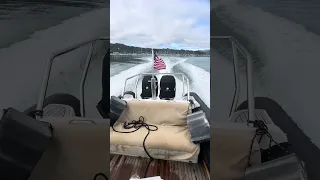 600 super charged ponies across the bay ! Giddyup ! #Fyp #dream #life #boat #work