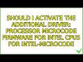 Processor microcode firmware for Intel CPUs for intel-microcode