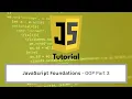 JavaScript Tutorial For Beginners OOP Part 3