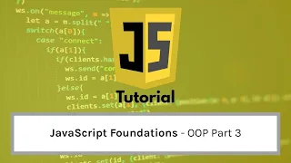 JavaScript Tutorial For Beginners OOP Part 3
