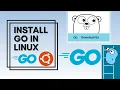 Install Golang in Linux Ubuntu using terminal Ubuntu 20 04LTS