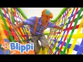 Download Lagu Learning With Blippi At An Indoor Playground For Kids | Educational Videos For Toddlers