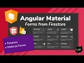 Angular Material Forms from Firestore