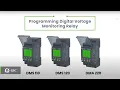 GIC Learning Hub Digital Voltage Monitoring Relay Basic Programming
