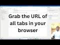 How to Grab the URL of all tabs in your browser using Power Automate Desktop