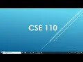 Introduction of CSE 110