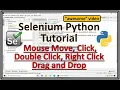 Selenium Python Mouse Hover Selenium Python Mouse Click Selenium Python Mouse Actions Selenium