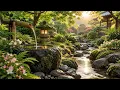 Calming Zen Garden Music with Bamboo Water Fountain 💧 Stress Relief & Meditation