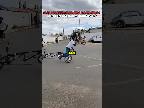 ¿Por qué estas bicicletas en Sudáfrica son larguísimas y derrapa a propósito? 🚲🔥😎 #sudafrica