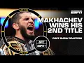 Lagu Reacting to Islam Makhachev’s win vs. JDM to become a 2-division champ | UFC 322 Post Show