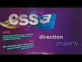 CSS for beginners 60 direction property