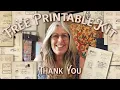 Free Junk Journal Printable Kit - Vintage Ephemera