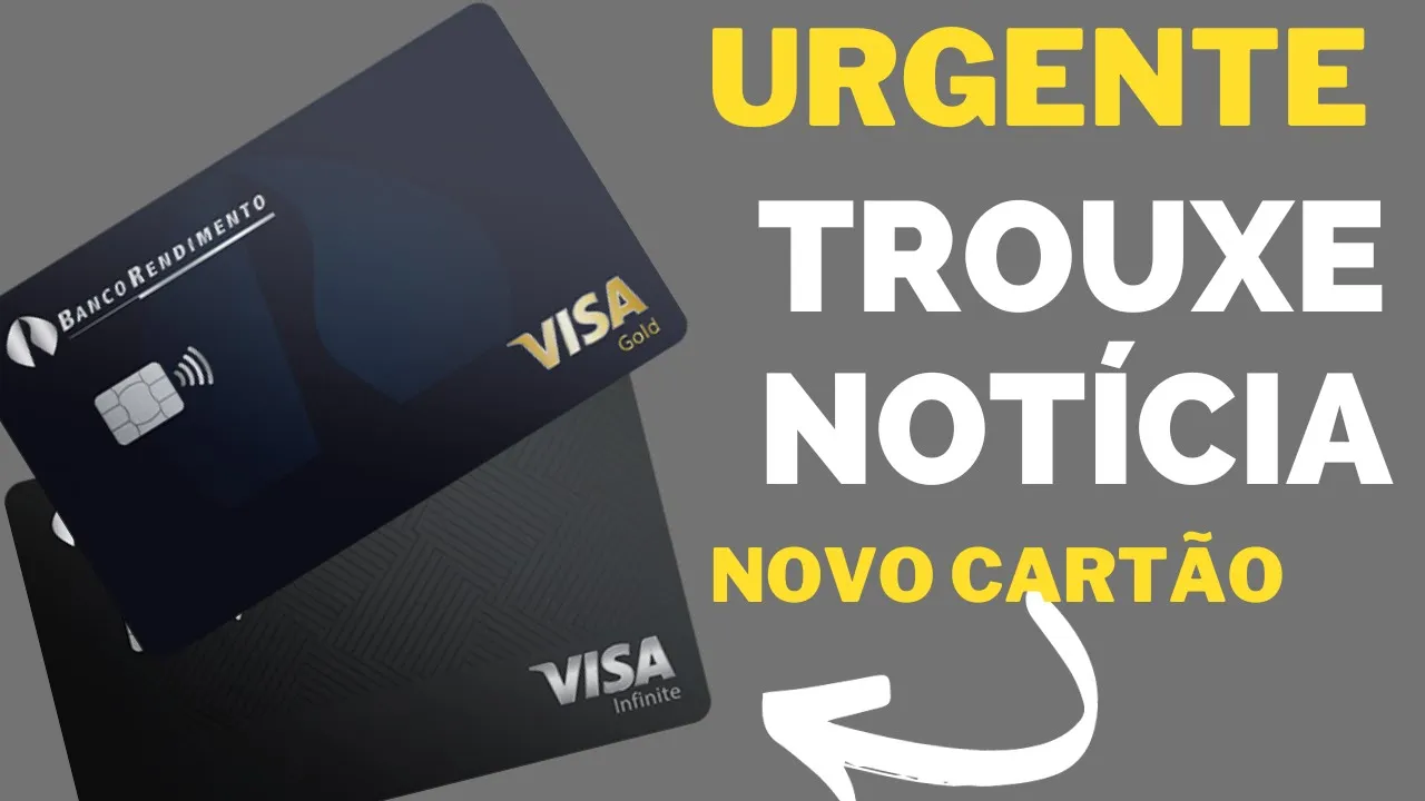 ????NOVO CARTÃO DE CRÉDITO BANCO RENDIMENTO BY AGILITAS VISA GOLD E INFINITE por rei dos cartões