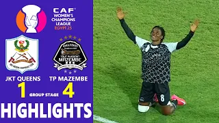 TOO STRONG JKT Queens Vs TP Mazembe CAF Women S Champions League 2025 Goals Highlights 