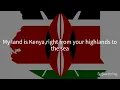 MY LAND IS KENYA. lyric video