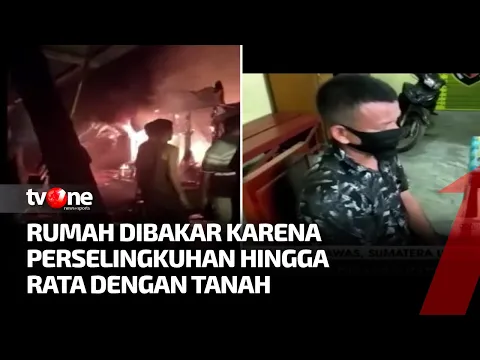 Dituding Selingkuh dengan Istri Pelaku, Bangunan Rumah Dibakar