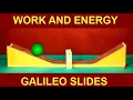 Work and energy Galileo s slides
