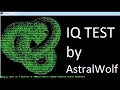 IQ TEST - A Batch File Game 2nd Project