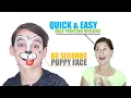 SHORT - Quick and Easy 60 Seconds Puppy Face Painting Demo