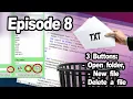 VB Code Delete File Open Folder New File Buttons TXT Manager - Quick Tutorial