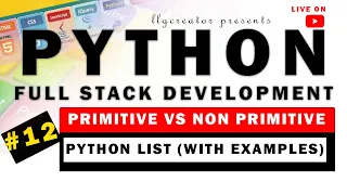 Live - List Data Type in Python Primitive vs Non-Primitive