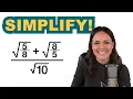 Simplify Fractions With Square Roots - Easily Explained