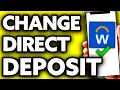 How To Change Direct Deposit on Workday 2025