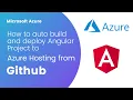 Automate Build and Deploy from GitHub to Microsoft Azure - Step-by-Step Guide