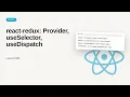 React JS Redux - Web development basic Series react-redux Provider useSelector useDispatch