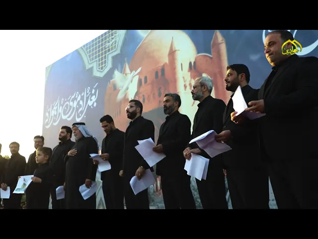⁣شارك انشاد العتبة الكاظمية المقدسة بالتجمع الذي أقامته هيئات ومواكب بغداد و تحت شعار #بناء_البقيع_حق